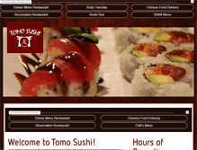 Tablet Screenshot of eatattomo.com